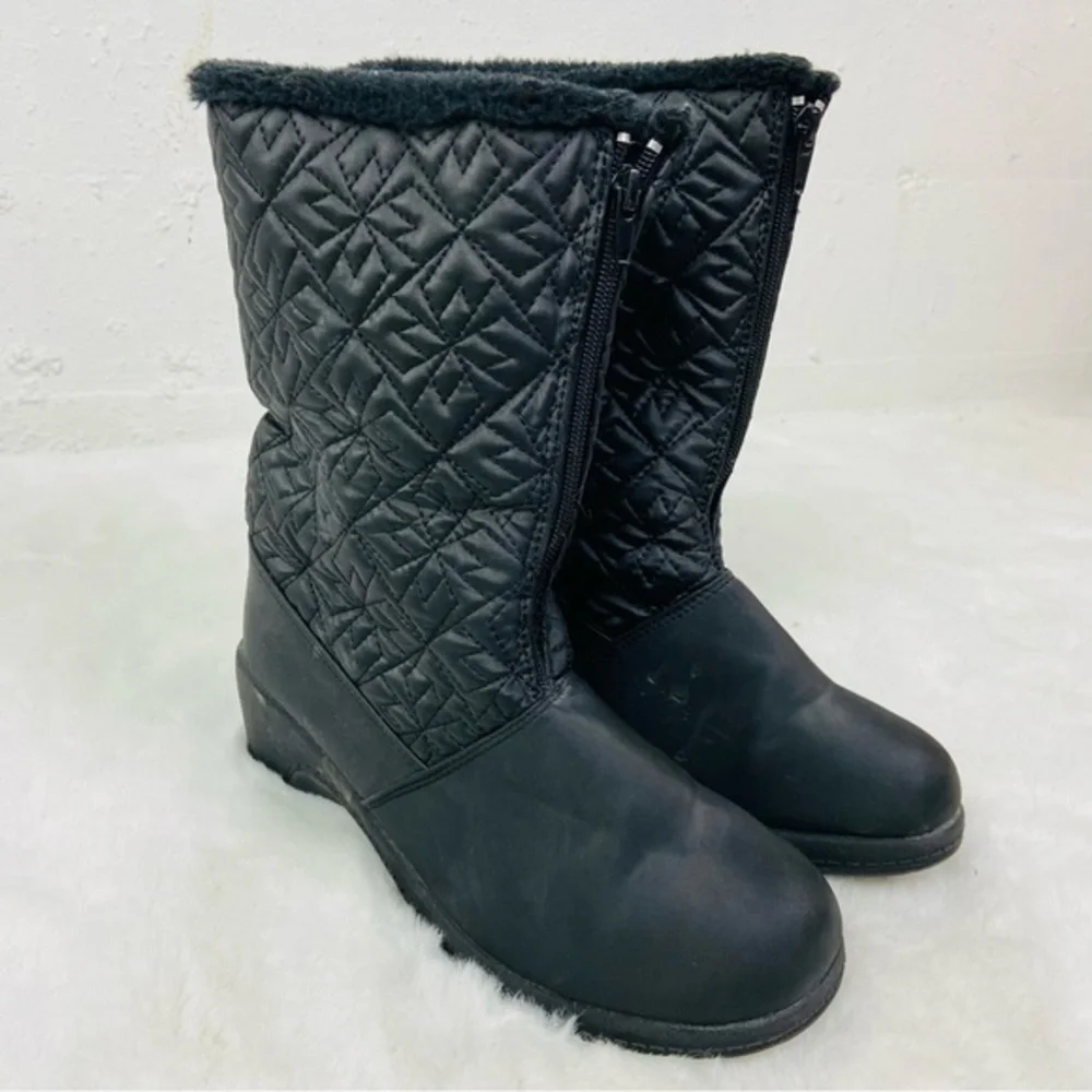 Sporto Black Quilted Winter waterproof Boots size 8